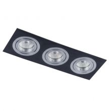 Mooty oprawa wpuszczana 3x50W GU5.3 12V czarna